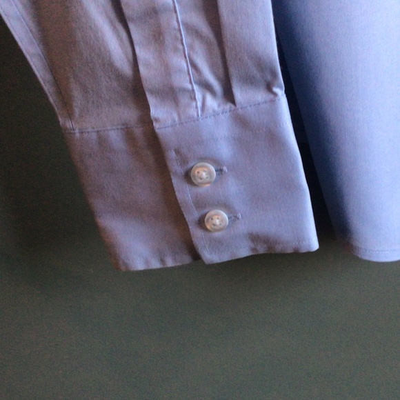 Ladies Fitted button down shirt Sz 14 pale blue - Picture 4 of 13